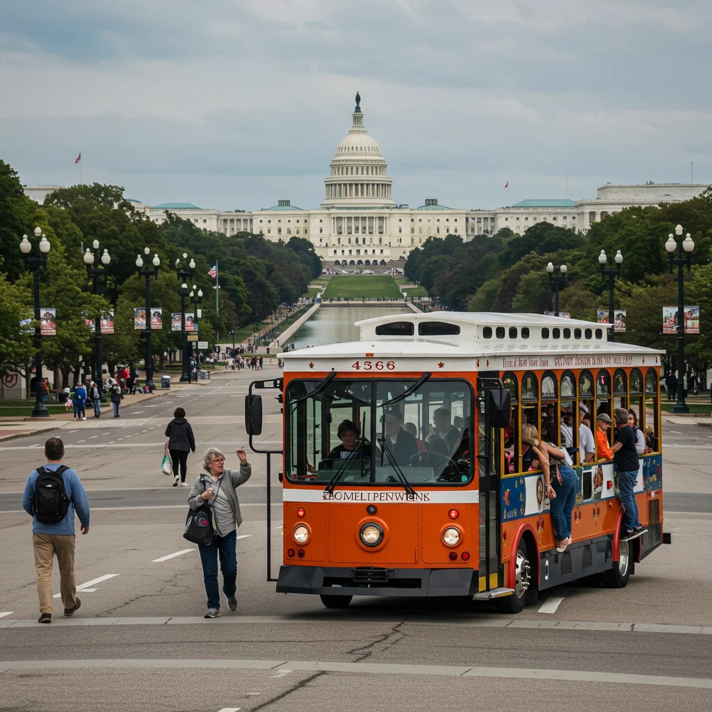 Introduction to the Washington DC Hop-On Hop-off Trolley Tour